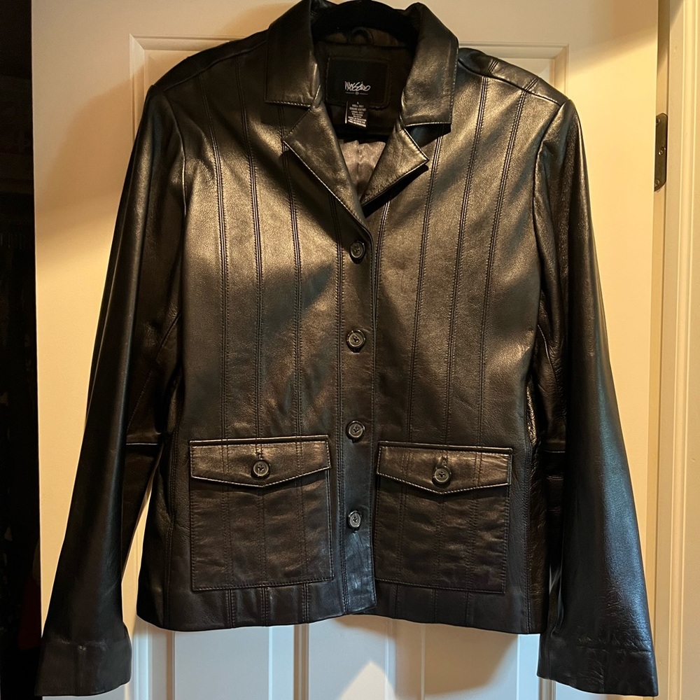 Mossimo Black Leather Jacket